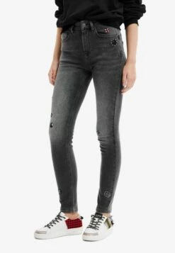 Desigual Jeans Skinny Fit - Black