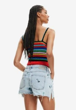 Desigual Crochet Trappy - Top - Multicoloured -Desigual 43272c44c4464437847dbebdf75a4315