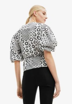 Desigual Patchwork Wrap- Blouse - Black -Desigual 435fdf957c504f15ac21d0c3abcc70b6