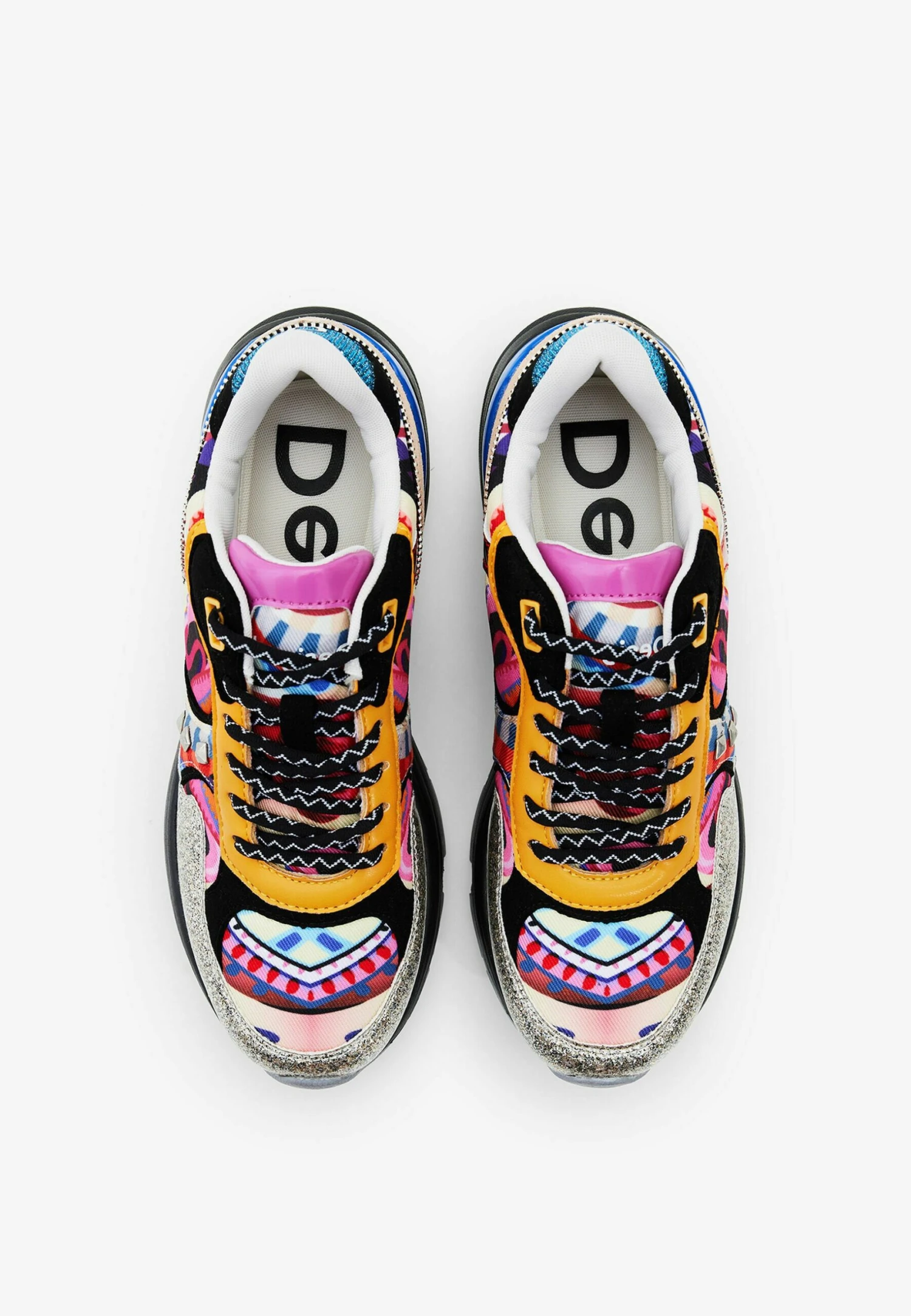 Desigual Designed By M. Christian Lacroix - Sneakers Laag - Multi-Coloured 4 Desigual Designed By M. Christian Lacroix - Sneakers Laag - Multi-Coloured - Afbeelding 4