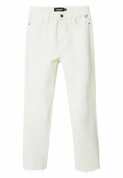 Desigual Straight Leg Jeans - White -Desigual 44d86c808acb47c489d6adf6a11a86b8