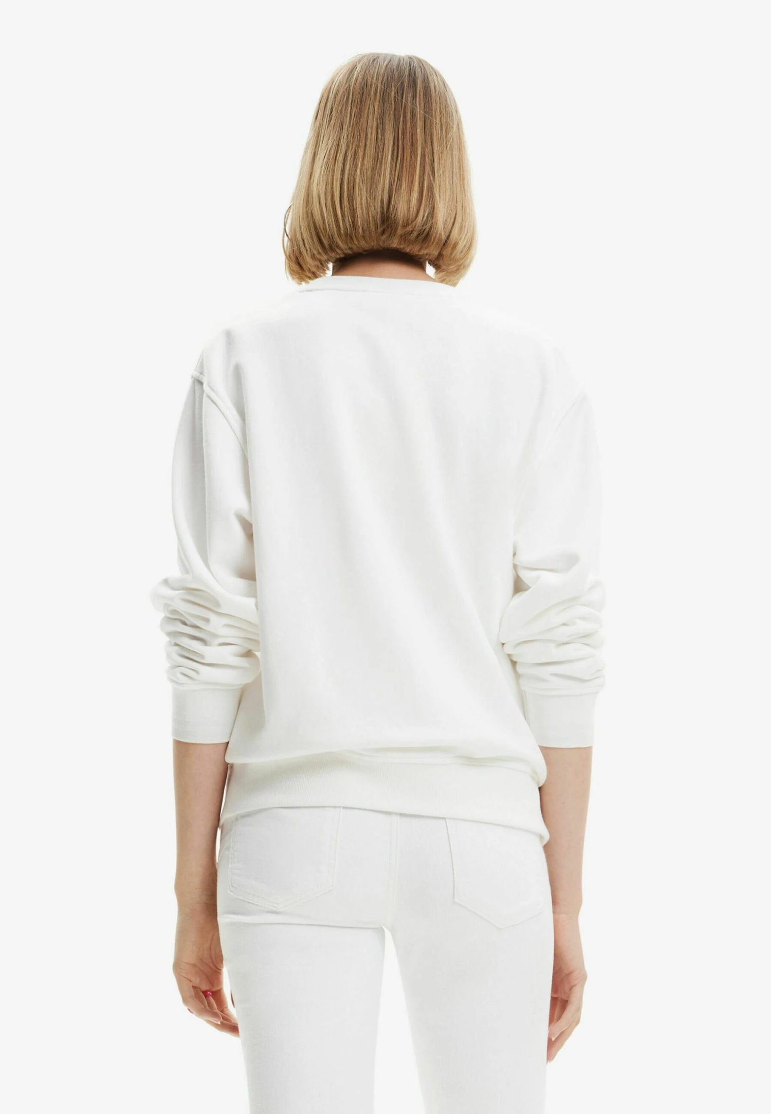 Desigual Power Patch - Sweater - White 3 Desigual Power Patch - Sweater - White - Afbeelding 3