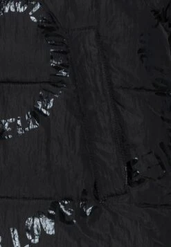 Desigual Padded Long With Text - Winterjas - Black -Desigual 4540ec4335c24b3aa696f02d21e42f61