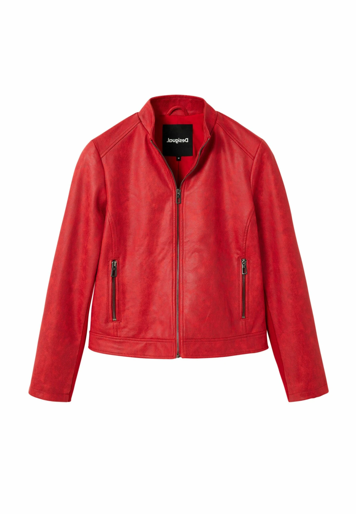 Desigual Imitatieleren Jas - Red 5 Desigual Imitatieleren Jas - Red - Afbeelding 5