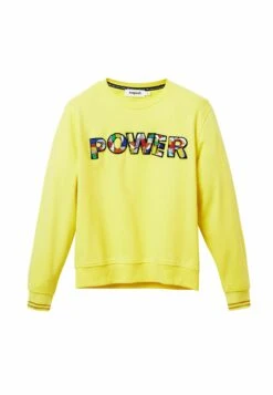 Desigual Power Patch - Sweater - Yellow 9 Desigual Power Patch - Sweater - Yellow -Desigual 4707775ef4b94500901d895b461a2512