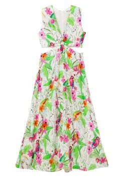 Desigual Long Cut Out - Maxi-Jurk - Multi Coloured -Desigual 4749ee41f7f940748035570ea150886f