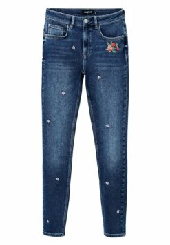 Desigual Flowerkinny Push-Up - Jeans Skinny Fit - Blue 9 Desigual Flowerkinny Push-Up - Jeans Skinny Fit - Blue -Desigual 47b8667b5a8c462f80ce51c738605848