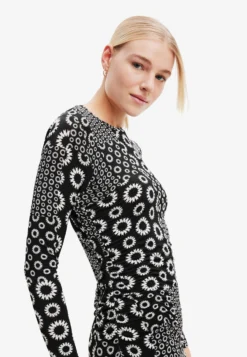 Desigual Slim Patchwork Midi - Etui-Jurk - Black 8 Desigual Slim Patchwork Midi - Etui-Jurk - Black -Desigual 48100bbf0ad14103950d5db00ed69491 scaled