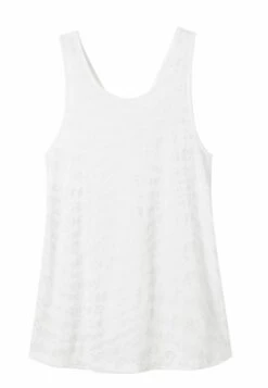 Desigual Sport Logo Vest - Top - White 9 Desigual Sport Logo Vest - Top - White -Desigual 4811b33422ec45379c5d7346857900b2