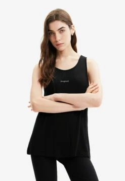 Desigual Asymmetric-Strapwimsuit - Top - Black