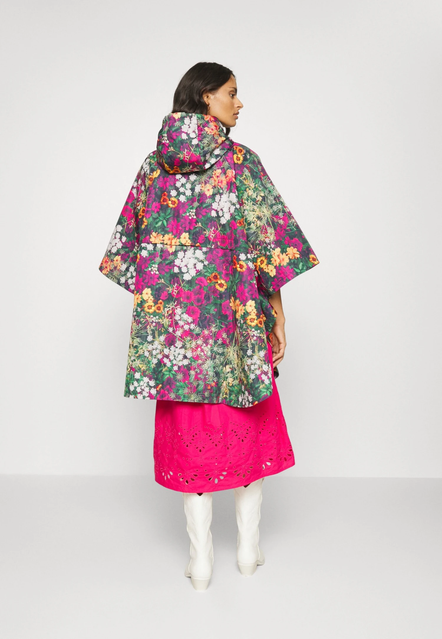 Desigual Ivy Colima - Poncho - Forest Green 3 Desigual Ivy Colima - Poncho - Forest Green - Afbeelding 3