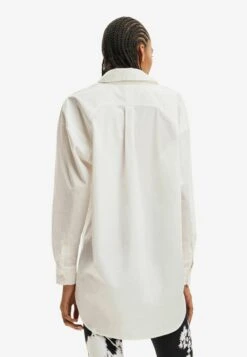 Desigual Oversize Flower - Overhemdblouse - White -Desigual 4c7d165780fb4a309bcbd60c64b8bb86