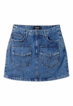 Desigual Studded - A-Lijn Rok - Blue 9 Desigual Studded - A-Lijn Rok - Blue -Desigual 4c8e0722c5e146c582ddafc9fc0a8831