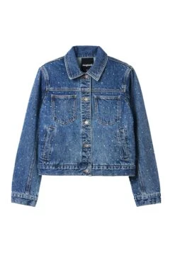 Desigual Studded Denim Trucker - Spijkerjas - Denim Medium Light 9 Desigual Studded Denim Trucker - Spijkerjas - Denim Medium Light -Desigual 4e9b069964264f83b6f1c3d0b29c122a