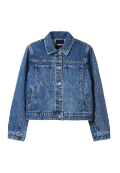 Desigual Studded Denim Trucker - Spijkerjas - Denim Medium Light 9 Desigual Studded Denim Trucker - Spijkerjas - Denim Medium Light -Desigual 4e9b069964264f83b6f1c3d0b29c122a scaled