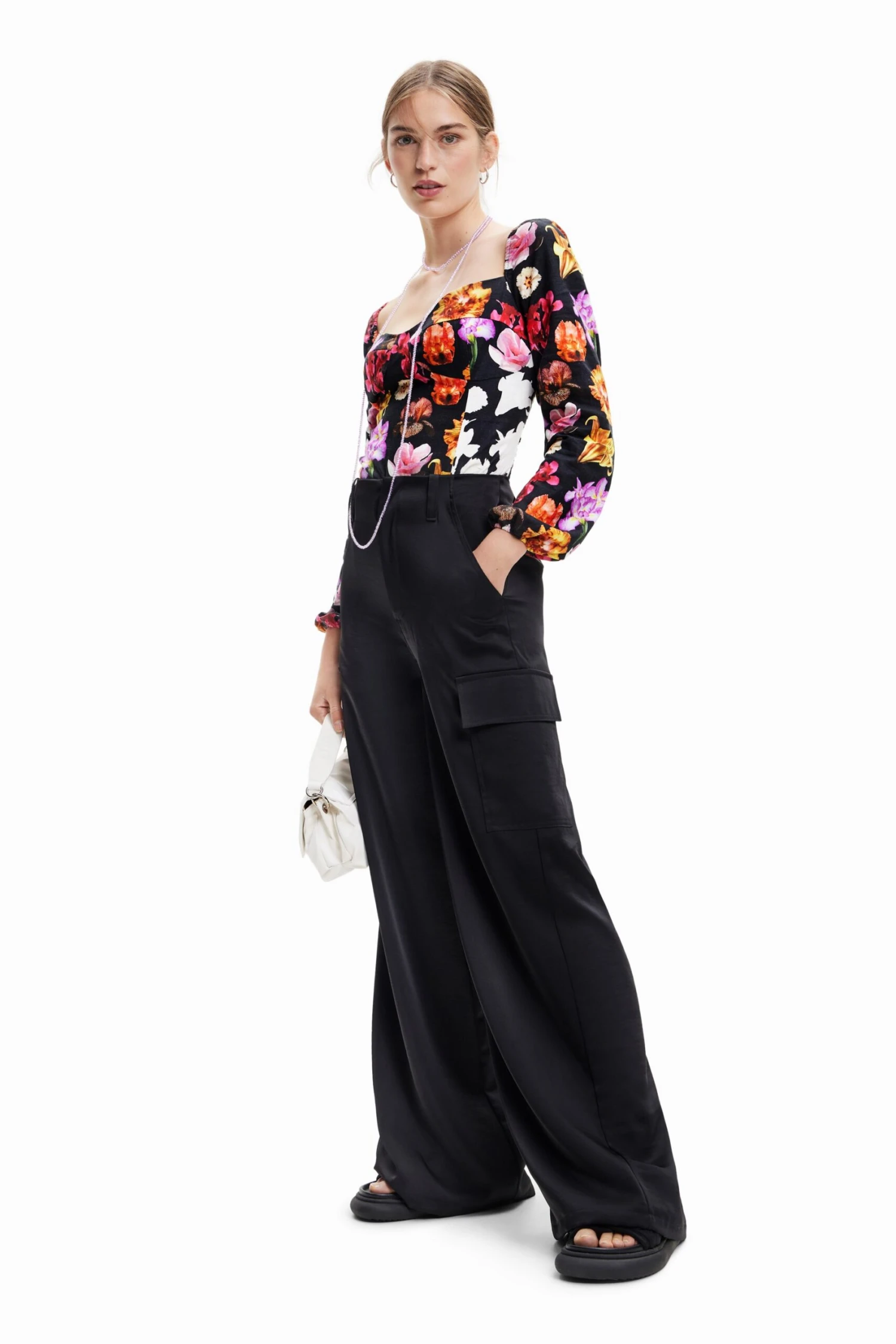 Desigual Pant Thelma - Cargobroek - Black 2 Desigual Pant Thelma - Cargobroek - Black - Afbeelding 2
