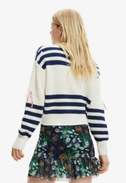 Desigual Love Me - Trui - White -Desigual 4fc035d87c324dcdadf2bdce1d60e0ce