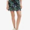 Desigual Slim Floral - A-Lijn Rok - Blue