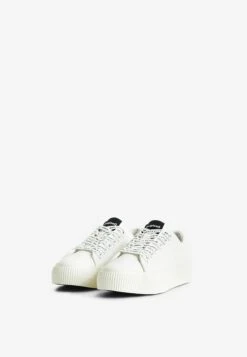 Desigual Platform Logo - Sneakers Laag - White -Desigual 50d34eaee437495a9df4329ddb3b3e6f