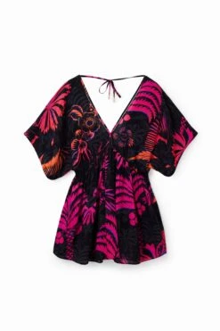 Desigual Vest Ko Samui - Jurk - Black -Desigual 51b044b40b00466c978890297a3915ce