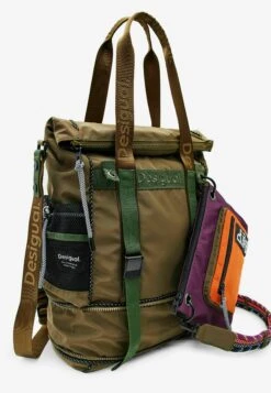 Desigual Xl Multi-Position - Rugzak - Khaki -Desigual 51cbff9156cc40338139b064137cfee8