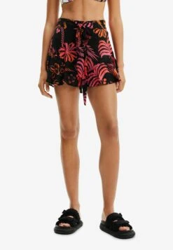 Desigual Tropical Ruffle - Strandaccessoire - Black