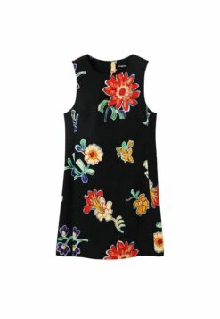 Desigual Shorsleeve Rhinestone - Jurk - Black -Desigual 53397b4206564d5880ba5a50ad4b3d6a