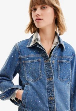 Desigual Studded Denim Trucker - Spijkerjas - Denim Medium Light 8 Desigual Studded Denim Trucker - Spijkerjas - Denim Medium Light -Desigual 548da6d2723048dba34617c2c69ce3b6