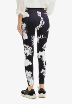 Desigual Floral Sport - Legging - Black -Desigual 54b31ea2a80947ed88668c50bce9861e scaled