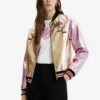 Desigual Metallic Bomber - Bomberjacks - Pink