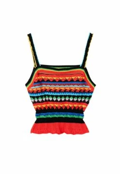 Desigual Crochet Trappy - Top - Multicoloured -Desigual 58afffae095243d78a389b21a7b2aacf