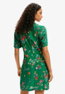Desigual Short Floral- Jurk - Green -Desigual 5919d9d31411408f9297c026be252fa5 scaled