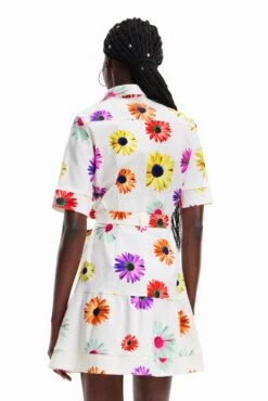 Desigual Vest Belgica - Blousejurk - Off White -Desigual 5a0977ab9e924563a7843bb2d930c7ea