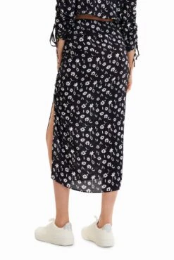 Desigual Zury - Kokerrok - Black -Desigual 5a2b0081d5aa4fe0ab50ef6d654788ca