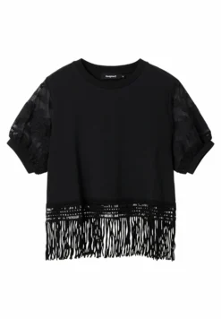 Desigual Long Embroidered Lace Jumpsuit - T-Shirt Print - Black -Desigual 5b1dd6082de144dfb8cba164c8cc7f09 scaled