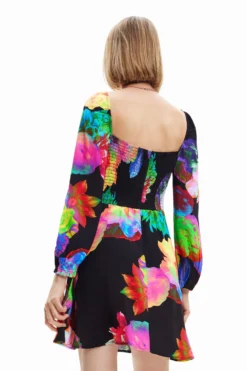 Desigual Vest Rose - Jurk - Black -Desigual 5c08a766d2e944b1b83e687f74bb0773 scaled