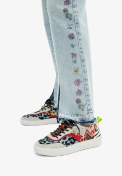 Desigual Patchwork Platform - Sneakers Laag - Multi Coloured