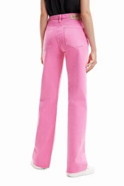 Desigual Panther - Flared Jeans - Pink -Desigual 5e55337bf4b94a7bb1087896a9763314