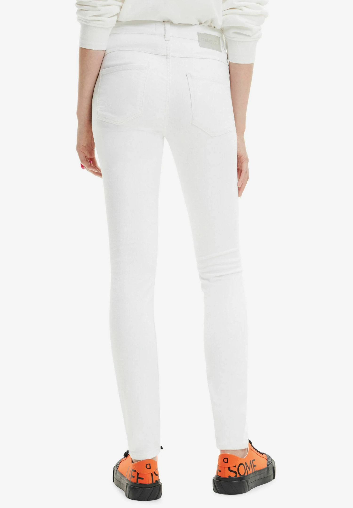 Desigual Push-Upkinny - Slim Fit Jeans - White 3 Desigual Push-Upkinny - Slim Fit Jeans - White - Afbeelding 3