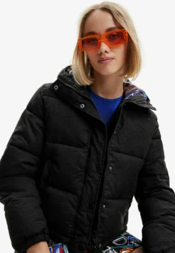 Desigual Embroidered Padded - Winterjas - Black -Desigual 6008ffadecd747faad905b903928d066 scaled