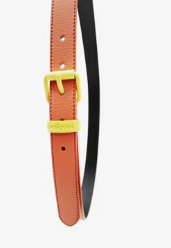 Desigual Contrasting Buckle - Riem - Orange -Desigual 6064f27949044da28e5ad39abdd8e0e4