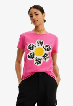 Desigual Artylit - T-Shirt Print - Red