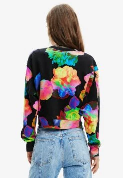 Desigual Floral Hand - Sweater - Black -Desigual 6100d1825115414a8778efb1233282a0