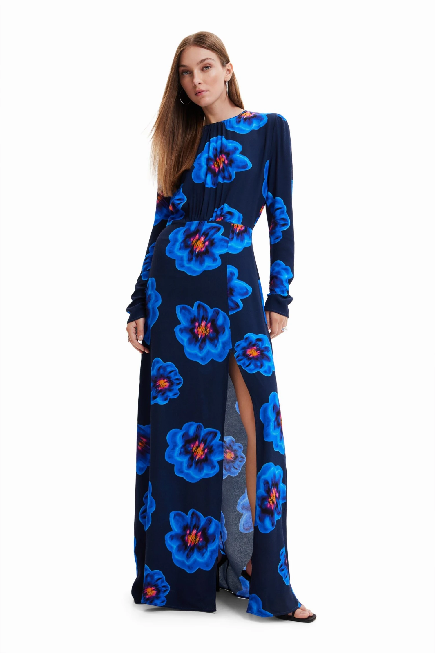 Desigual Sport Logo Vest - Maxi-Jurk - Marino 2 Desigual Sport Logo Vest - Maxi-Jurk - Marino - Afbeelding 2