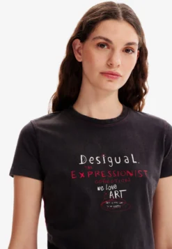 Desigual Message- T-Shirt Print - Black 11 Desigual Message- T-Shirt Print - Black -Desigual 61f1c7f646d94592976f41da15e85000 scaled