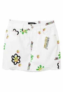 Desigual Denim Illustrations - Minirok - White -Desigual 622489d354aa4f878fc645d880d17002 scaled