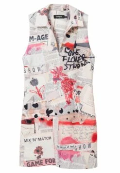 Desigual Jurk - White -Desigual 62a118650b5e402289c7aaf8ebc2dd77