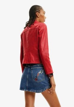 Desigual Imitatieleren Jas - Red 7 Desigual Imitatieleren Jas - Red -Desigual 62d3d67562fa40f69d2c131c10e328fa