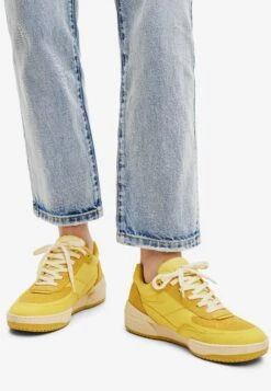 Desigual Retro Chunky Patchwork- Sneakers Laag - Yellow