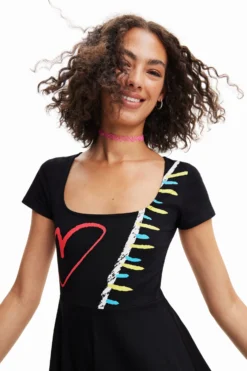 Desigual Vest Lisa - Jerseyjurk - Black -Desigual 65a88cdd883240efa6597bbdd3684935 scaled